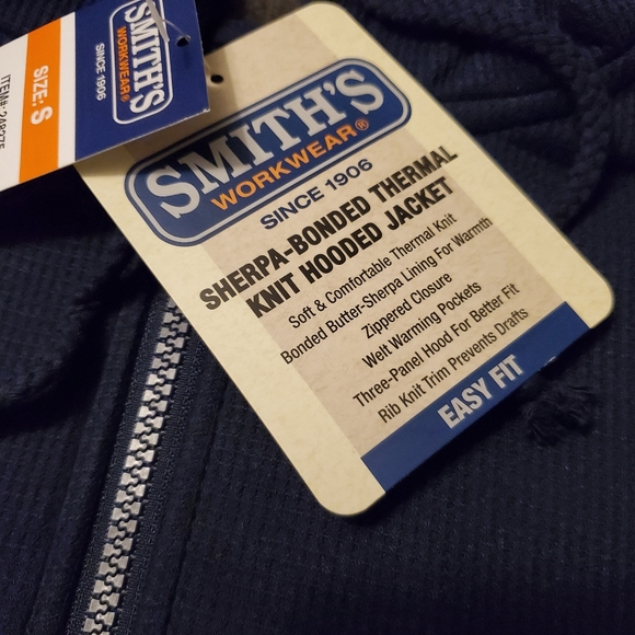 Smith's Workerwear Bonded Sherpa Thermal Hoodie - Picture 2 of 8